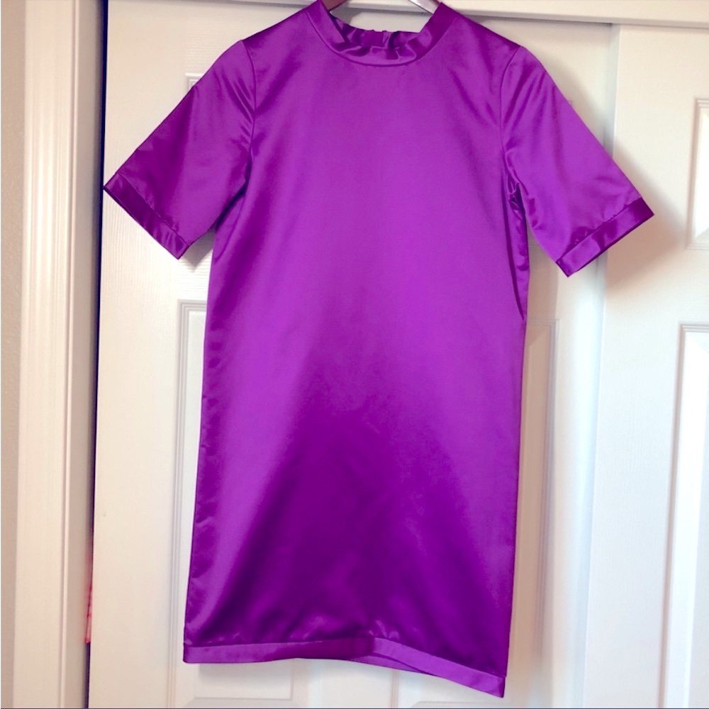 Burberry silk dress. Burberry fuschia dress Sz S